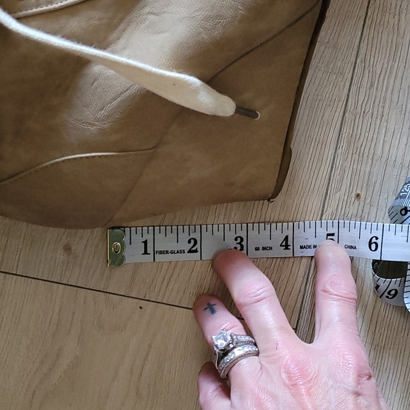 Sz. 8 Streetwear Wedge heel ankle boots, light tan color - Picture 7 of 7